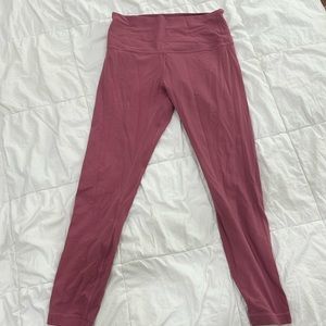 EXCLUSIVE COLOR: Pink Lululemon Align Leggings Size 8 - Perfect Condition